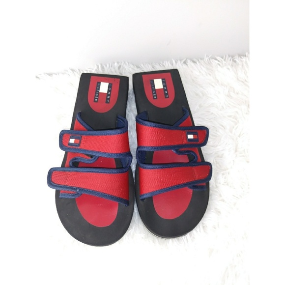 tommy hilfiger velcro sandals
